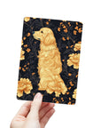 Golden Paws Floral Frenchie Postcards