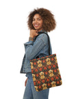 Golden Pawsatronic Tapestry Canvas Tote Bag