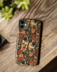 Blooming Pug Paradise Slim Phone Cases