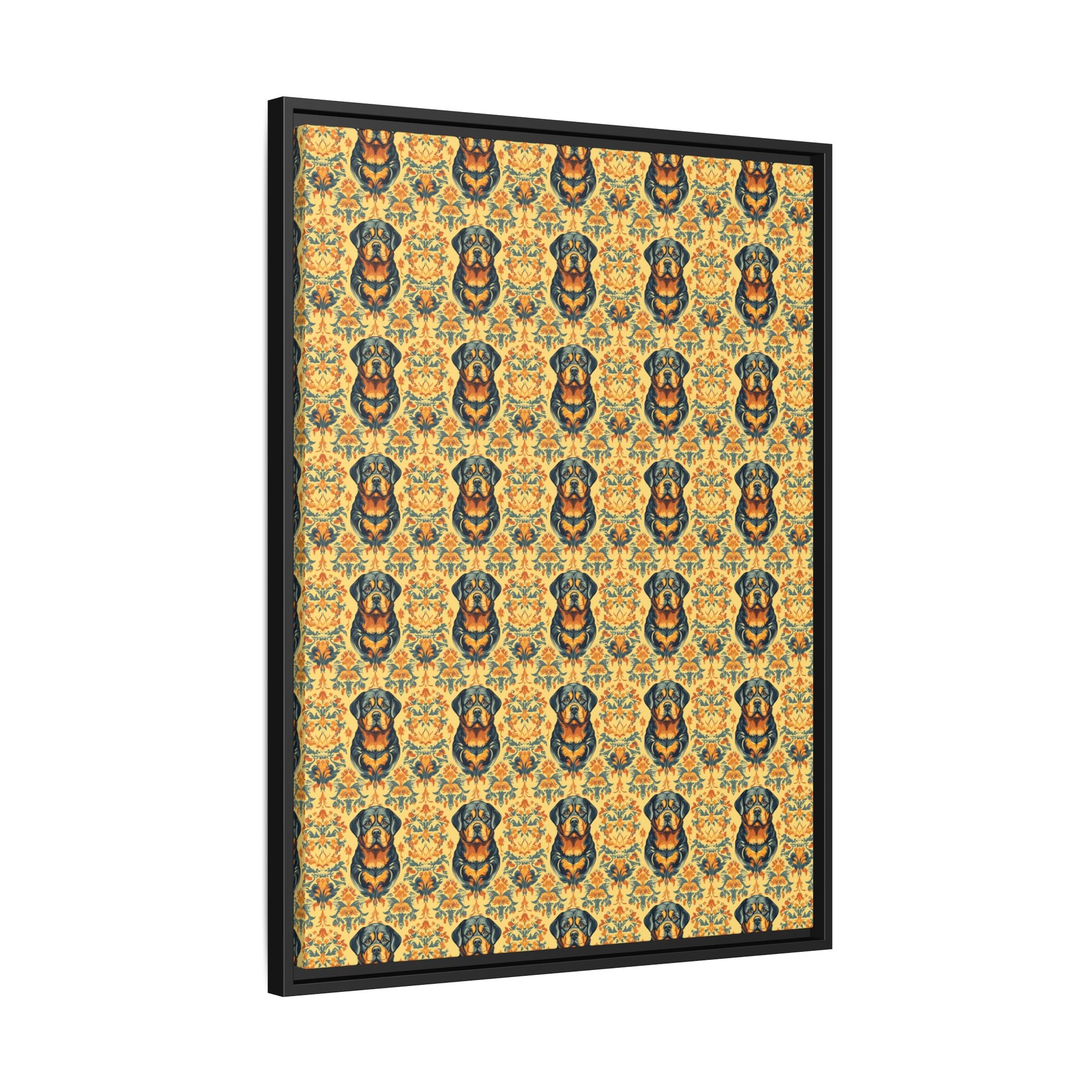 Royal Rottie Regalia Matte Canvas, Framed