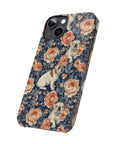 Blooming Bulldog Beauty Slim Phone Cases