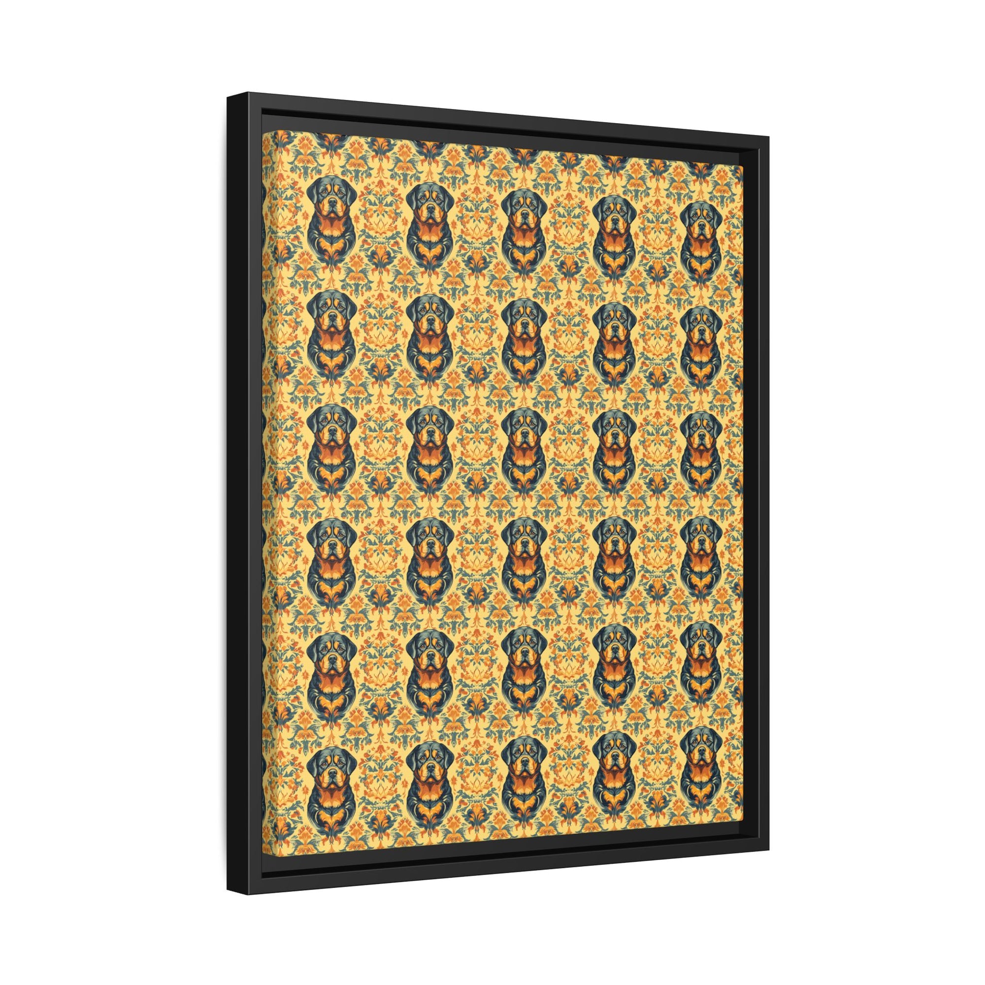 Royal Rottie Regalia Matte Canvas, Framed