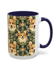 Corgi Charmz Accent Coffee Mug