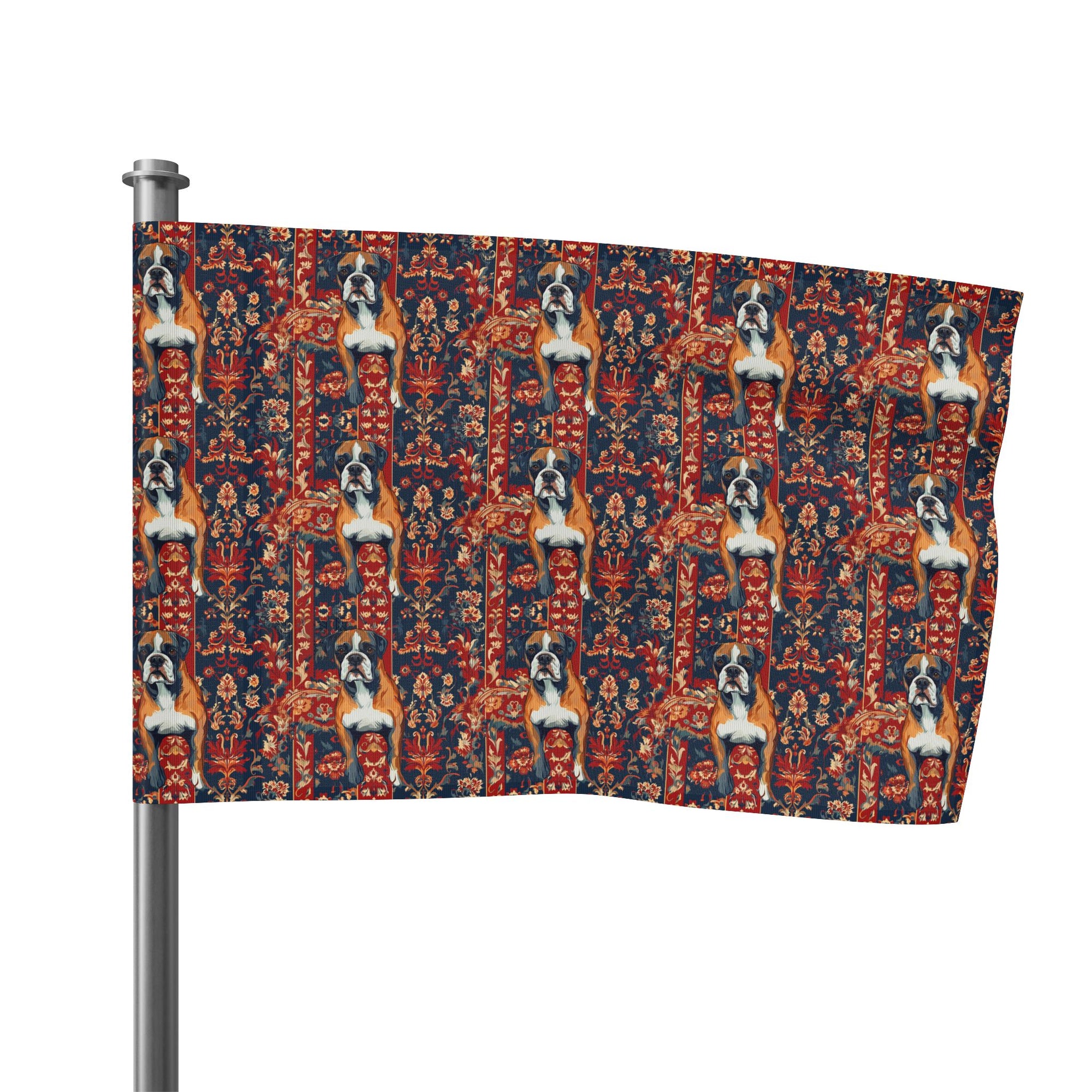 Boxer Blossom Tapestry Delight Flag