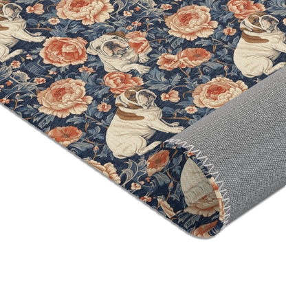 Bulldog Elegance Heritage Rug- William Morris Inspired Area Rug