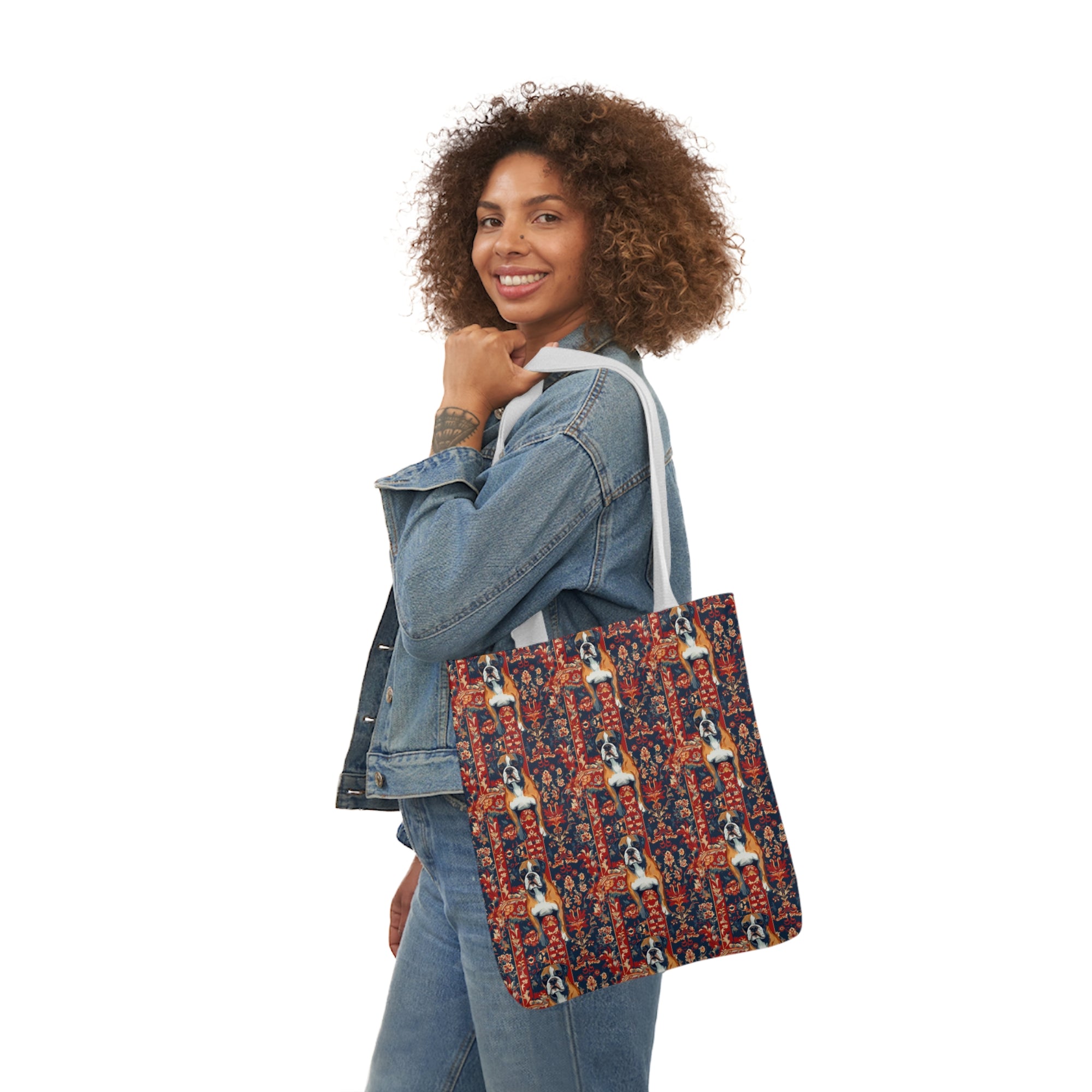 Boxer Blossom Tapestry Delight Canvas Tote Bag