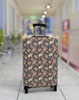 Blooming Bulldog Beauty Luggage Cover