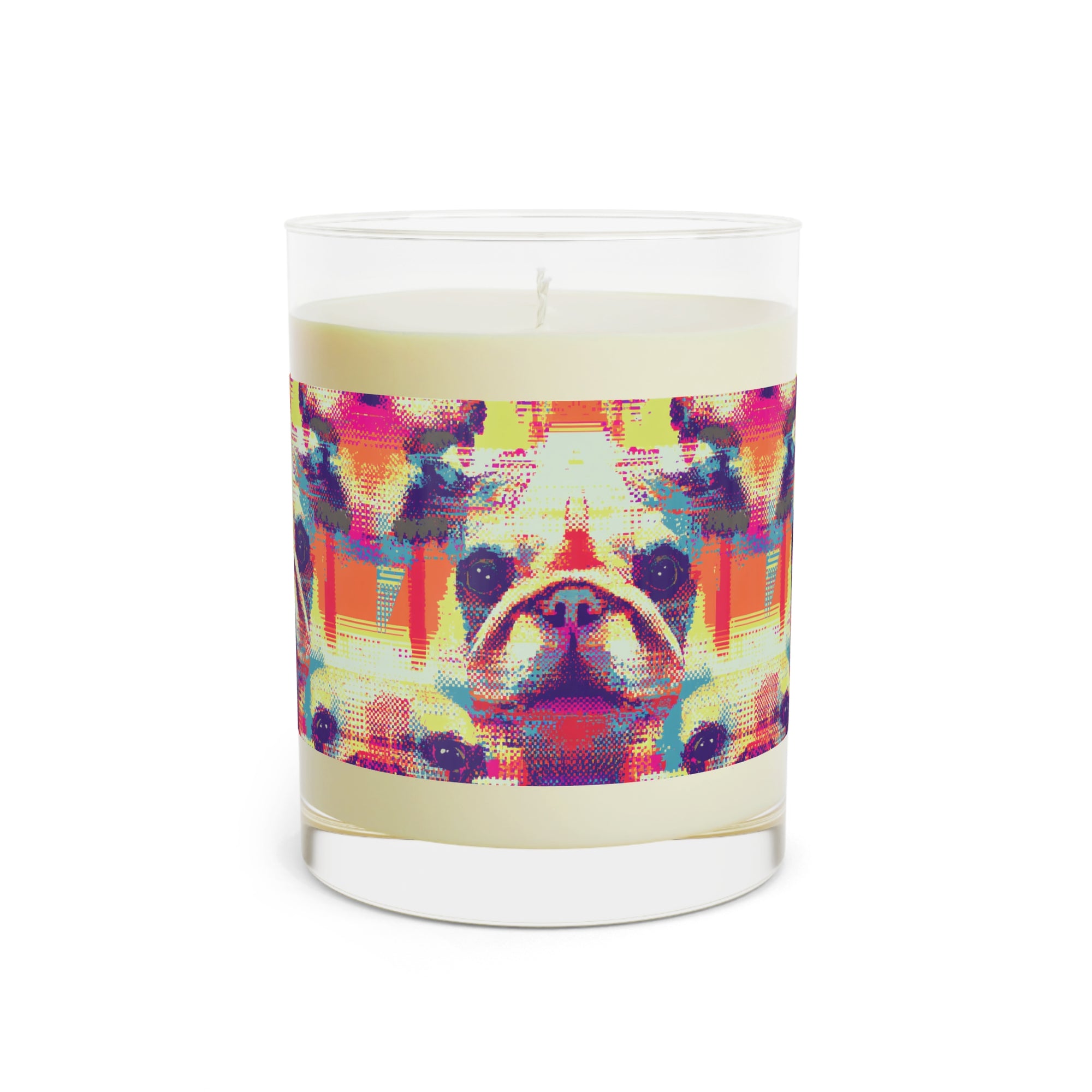 Glitchy Bulldog Blitz Scented Candle