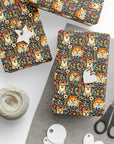 Corgi Rainbow Vine Dream Wrapping Paper