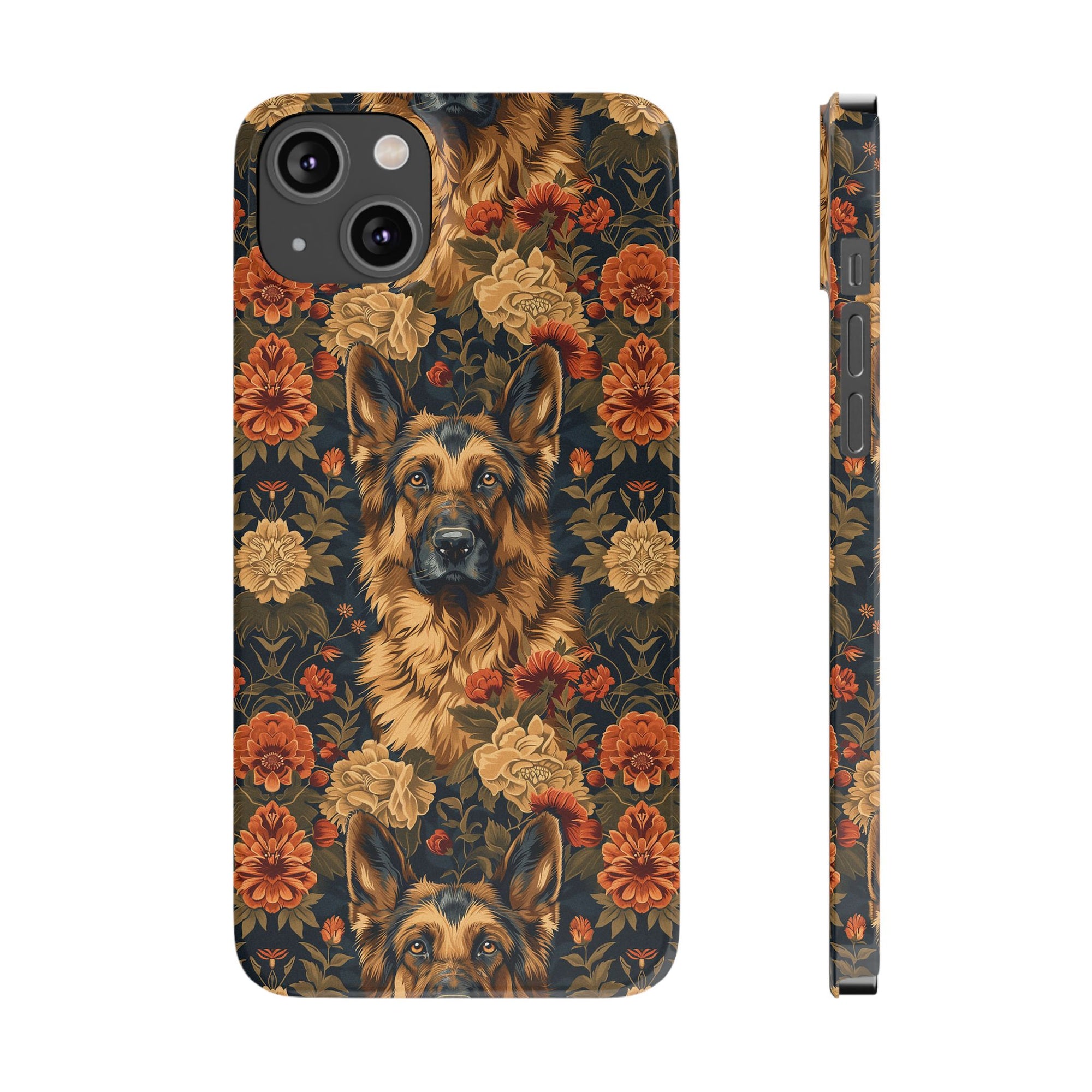 WhimsiWooly Shepherd Spritz Slim Phone Cases