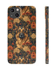 WhimsiWooly Shepherd Spritz Slim Phone Cases