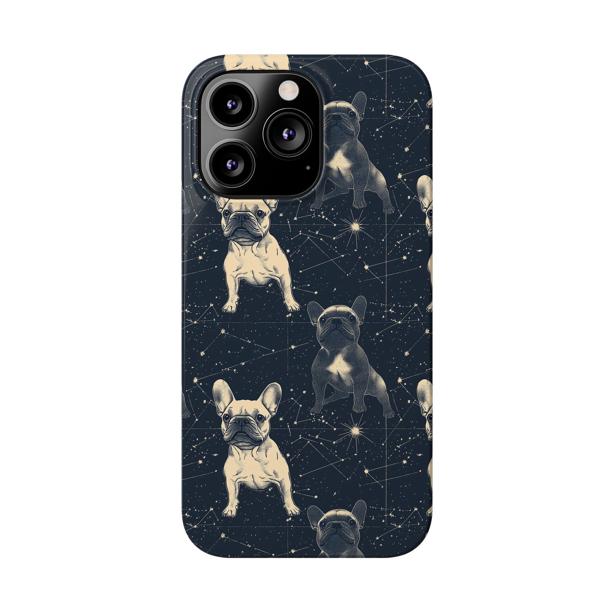 Frenchie Celestial Soar Slim Phone Cases