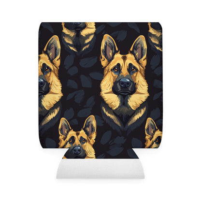 Majestic Hound Couture: German Shepherd LuxeBlend Can Cooler Sleeve