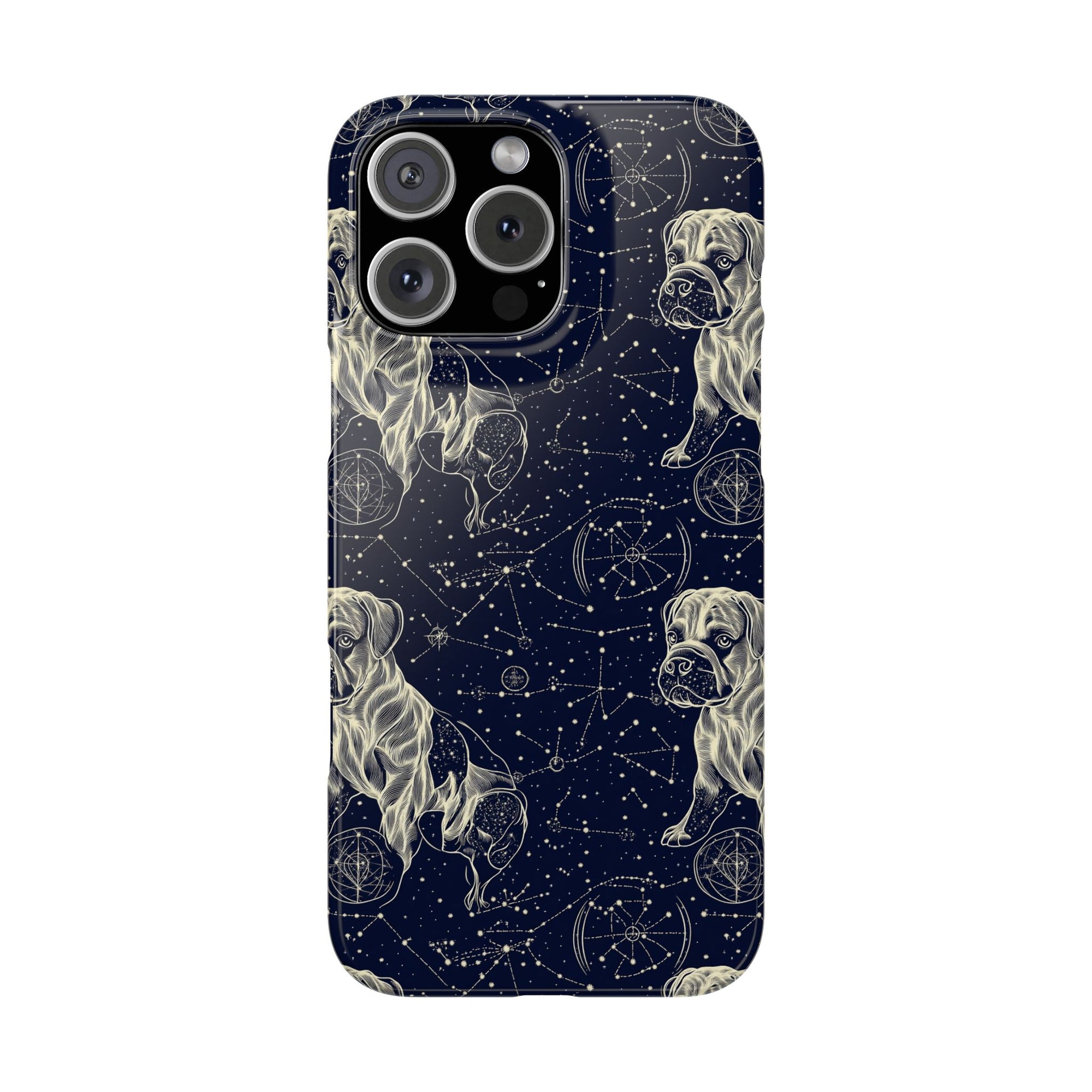 Celestial Boxer Bliss Slim Phone Cases