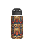 Yorkie Charm Twins Stainless Steel Water Bottle