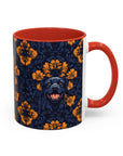 Royal Rottweiler Regalia Accent Coffee Mug