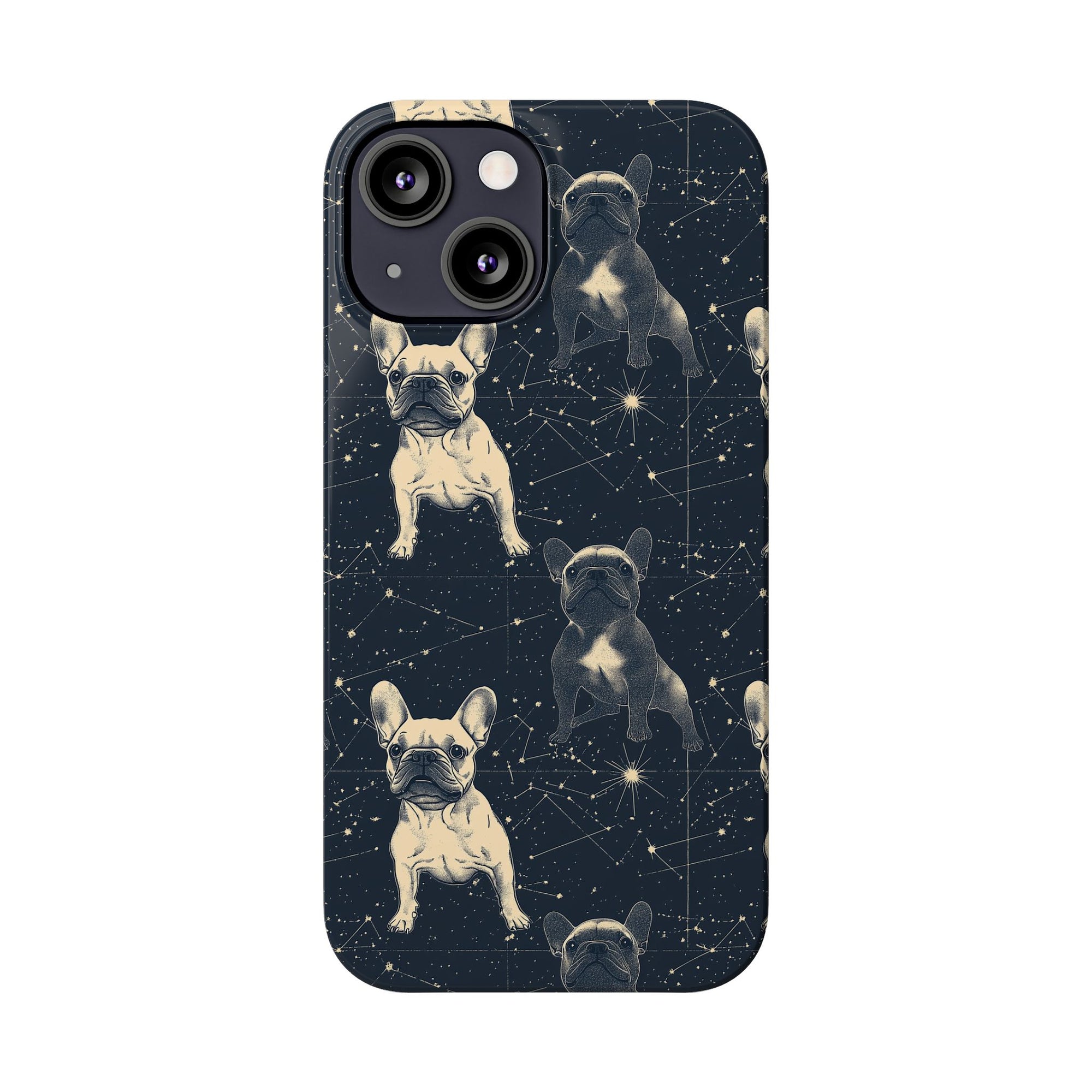 Frenchie Celestial Soar Slim Phone Cases