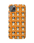 Boxer Blissful Chic Canine Slim Phone Cases