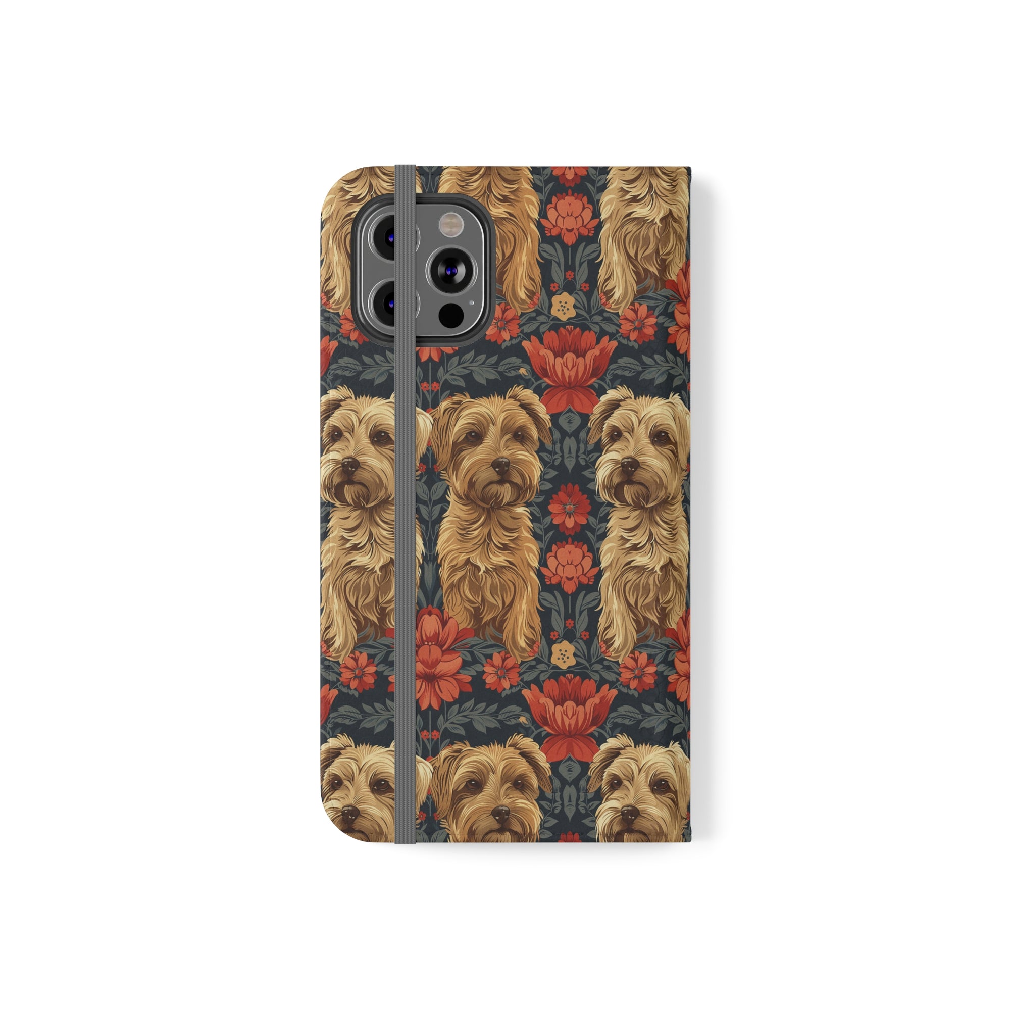 Yorkie Charm Twins Flip Cases