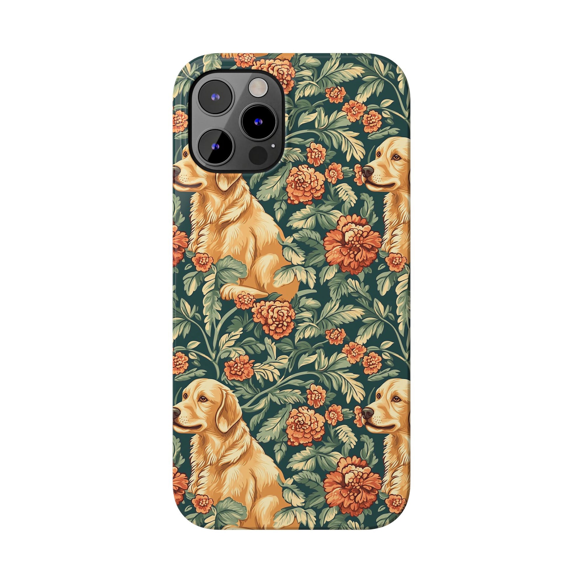 Blooming Goldie Glam Slim Phone Cases