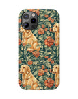 Blooming Goldie Glam Slim Phone Cases