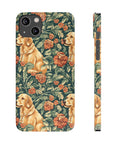 Blooming Goldie Glam Slim Phone Cases