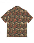 Blooming Pug Paradise Men's Hawaiian Camp Shirt