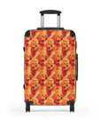 Golden Glamour Paws Suitcase