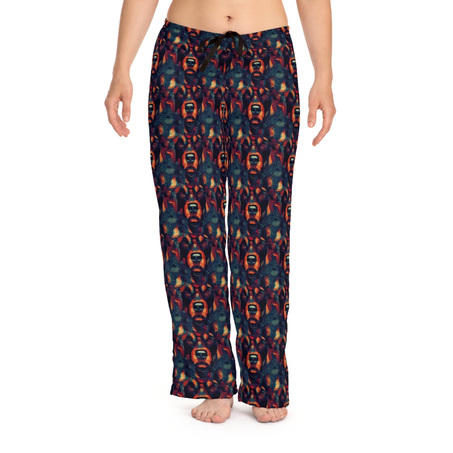 Rustic Rottie Charm Women's Pajama Pants