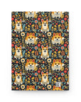 Corgi Rainbow Vine Dream Hardcover Journal Matte