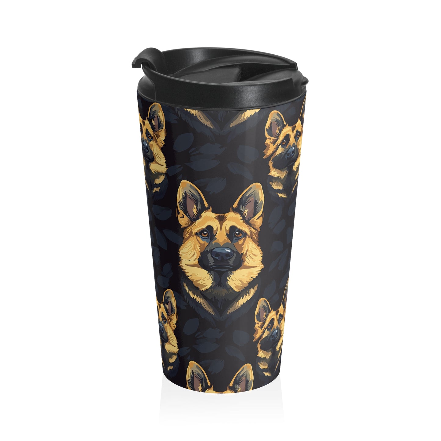 Majestic Hound Couture: German Shepherd LuxeBlend Stainless Steel Travel Mug