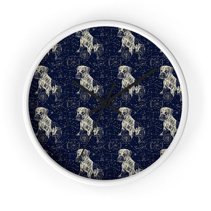 Celestial Boxer Bliss Wall Clock