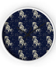 Celestial Boxer Bliss Wall Clock