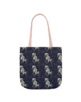 Celestial Boxer Bliss Canvas Tote Bag