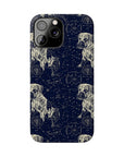 Celestial Boxer Bliss Slim Phone Cases