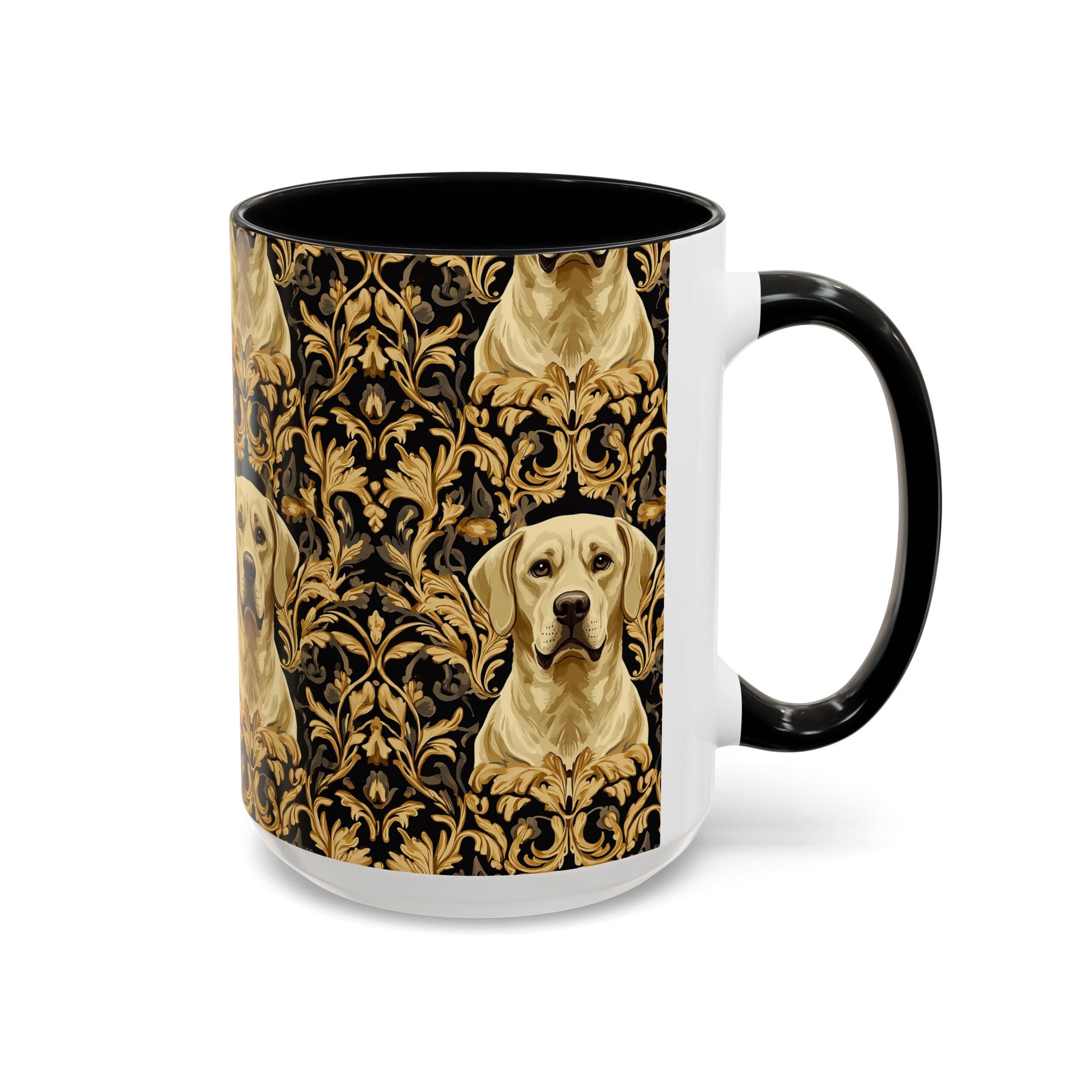 Royal Pawsitivity Labs Accent Coffee Mug