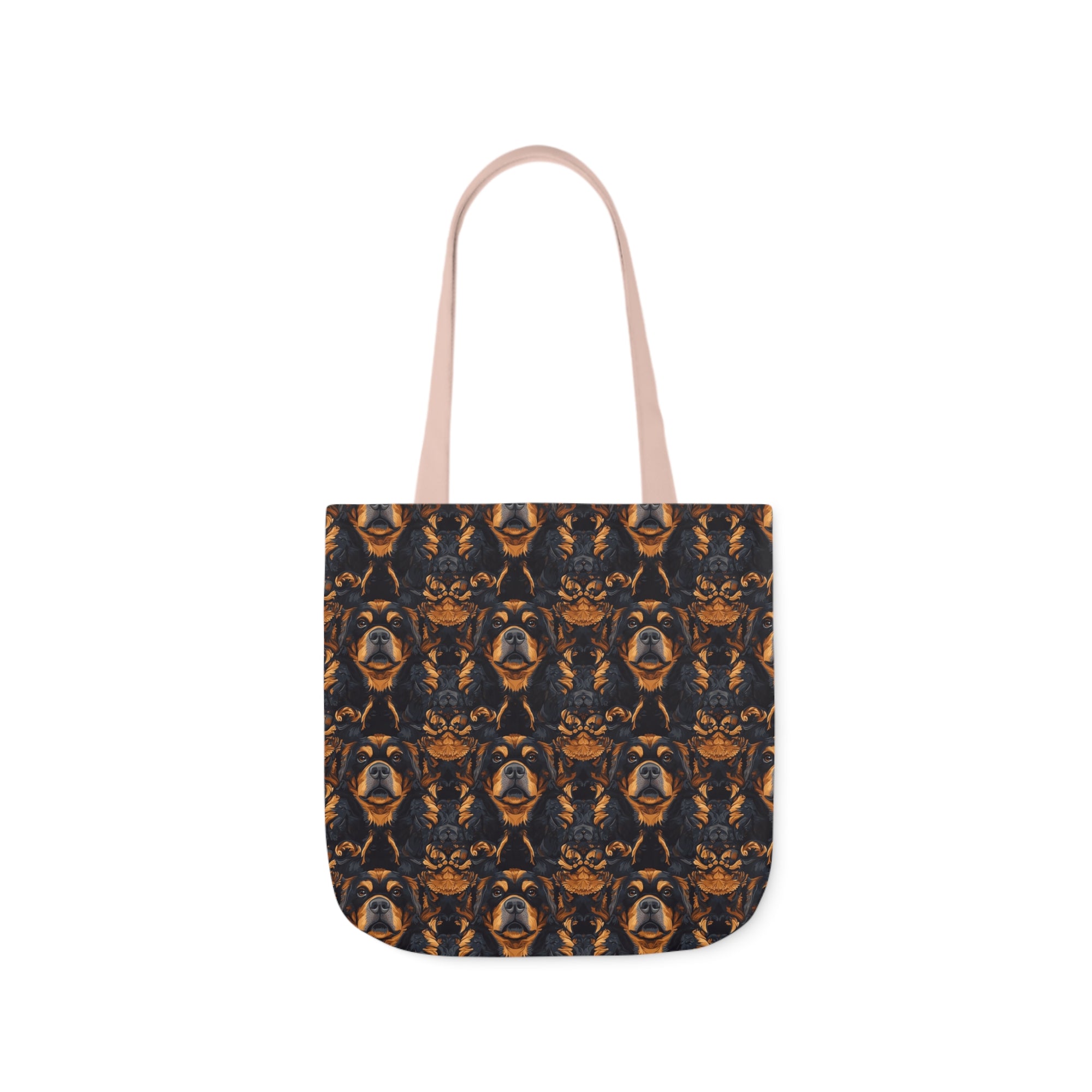 Modern Rottweiler Royalty Canvas Tote Bag