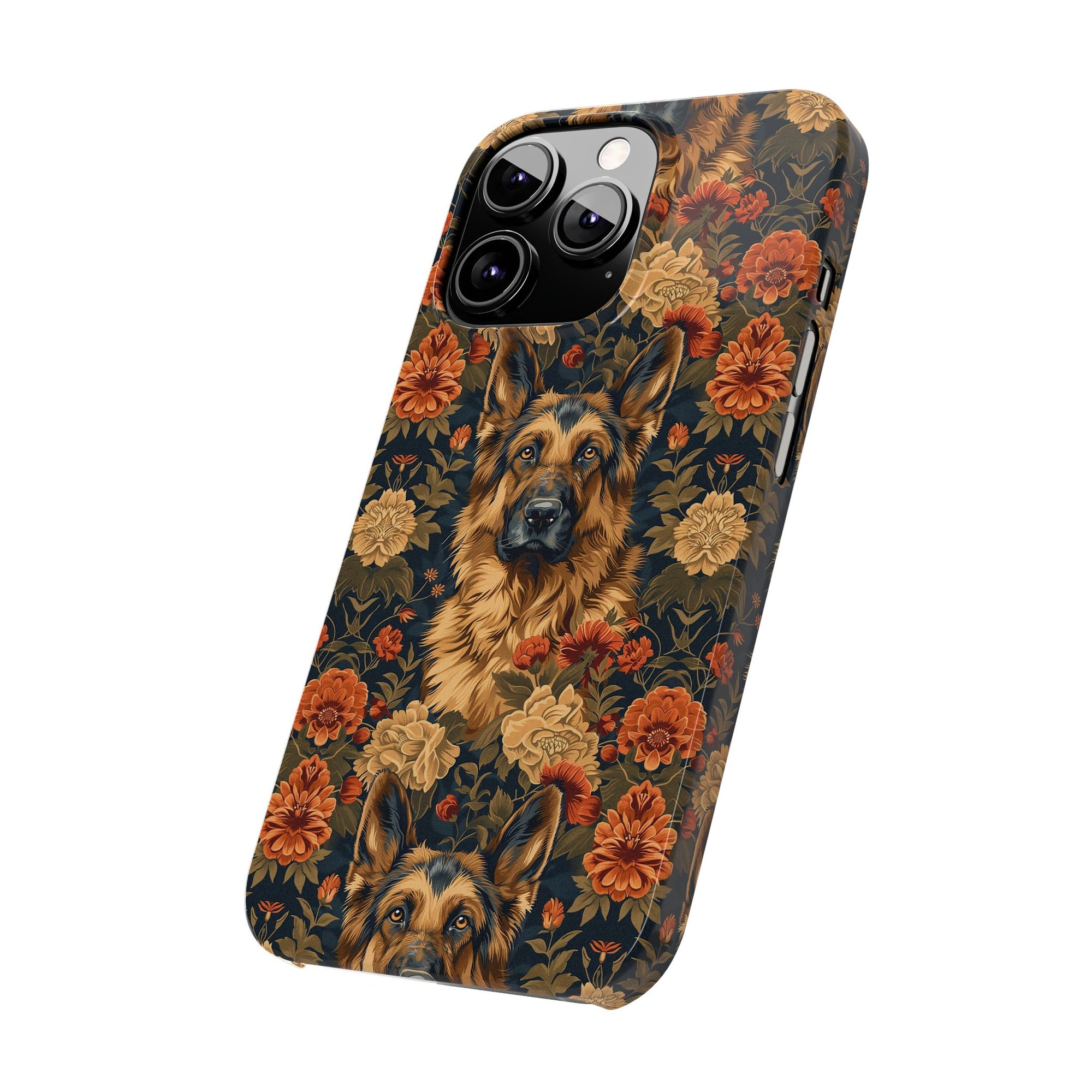 WhimsiWooly Shepherd Spritz Slim Phone Cases