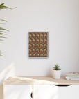 Blooming Pug Paradise Matte Canvas, Framed