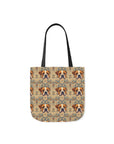 Bowtie Boxer Bliss Canvas Tote Bag