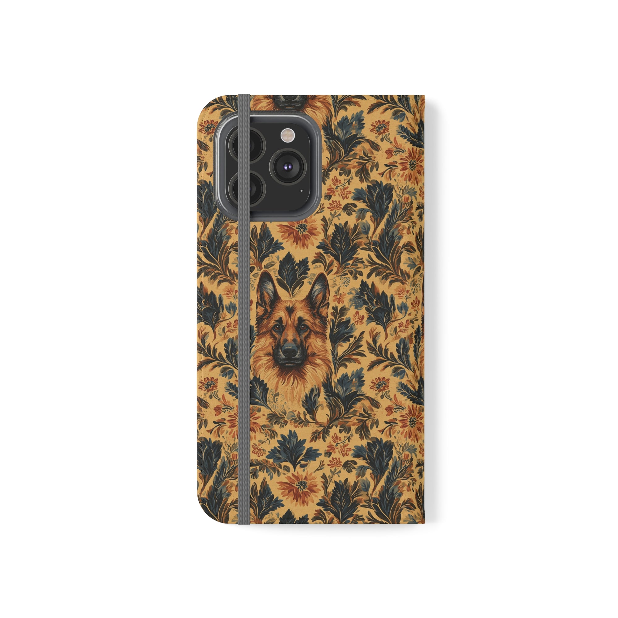 Autumnal German Shepherd Glamour Flip Cases