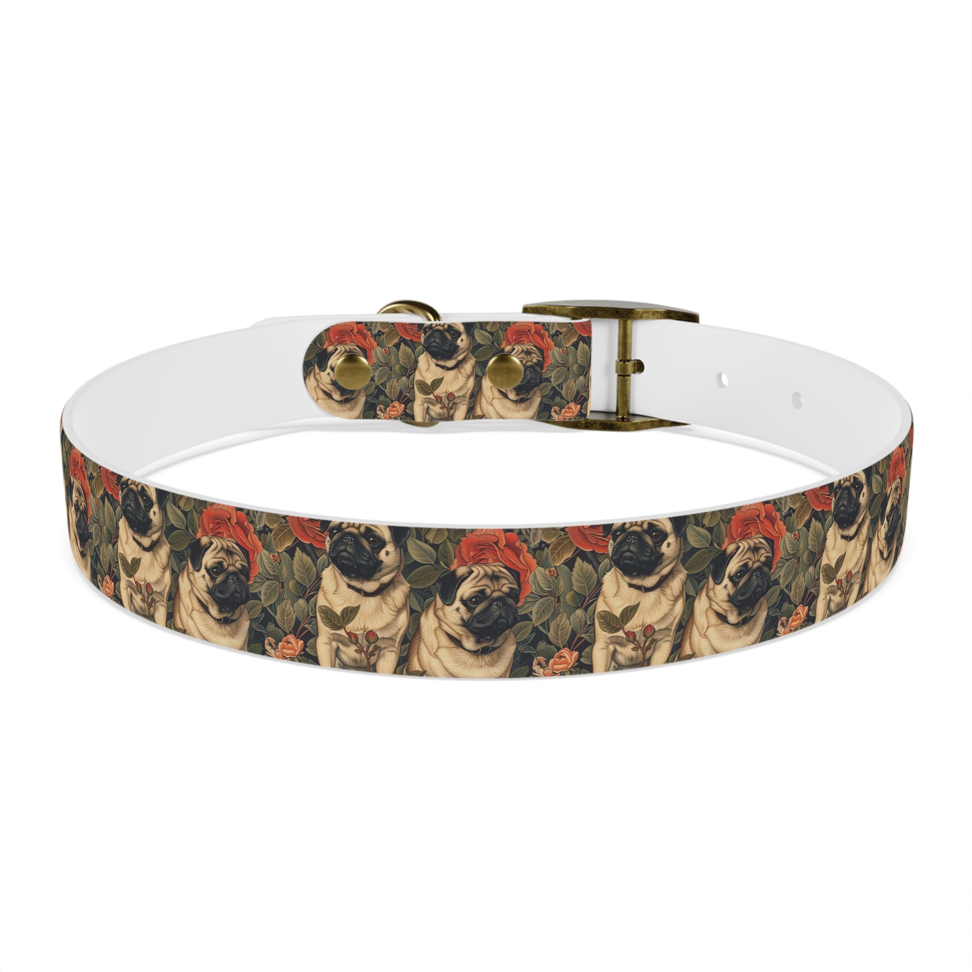 Blooming Pug Paradise Dog Collar