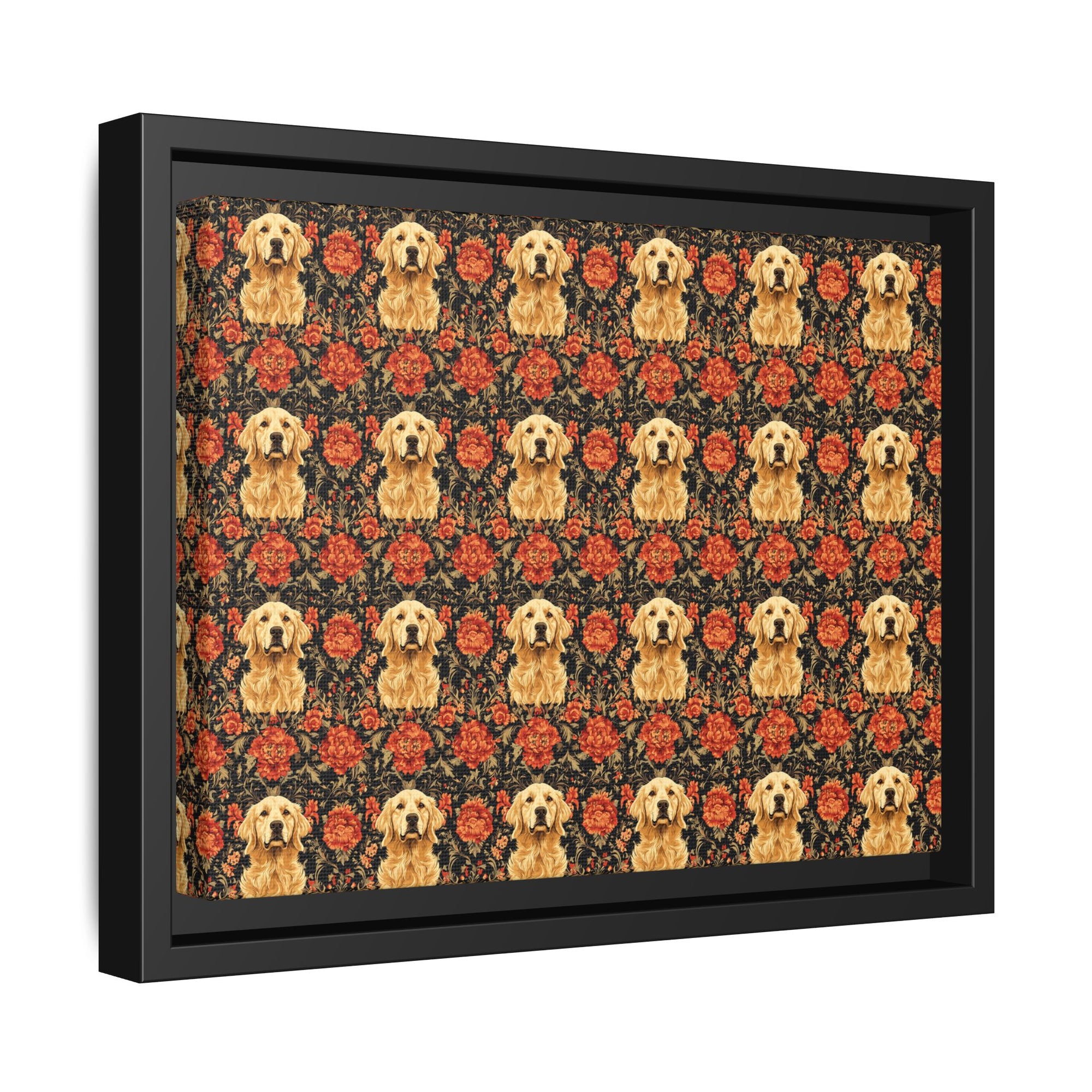 Golden Pawsatronic Tapestry Matte Canvas, Framed