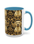 Royal Pawsitivity Labs Accent Coffee Mug