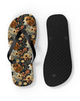 Beagle Blossoms Flip Flops