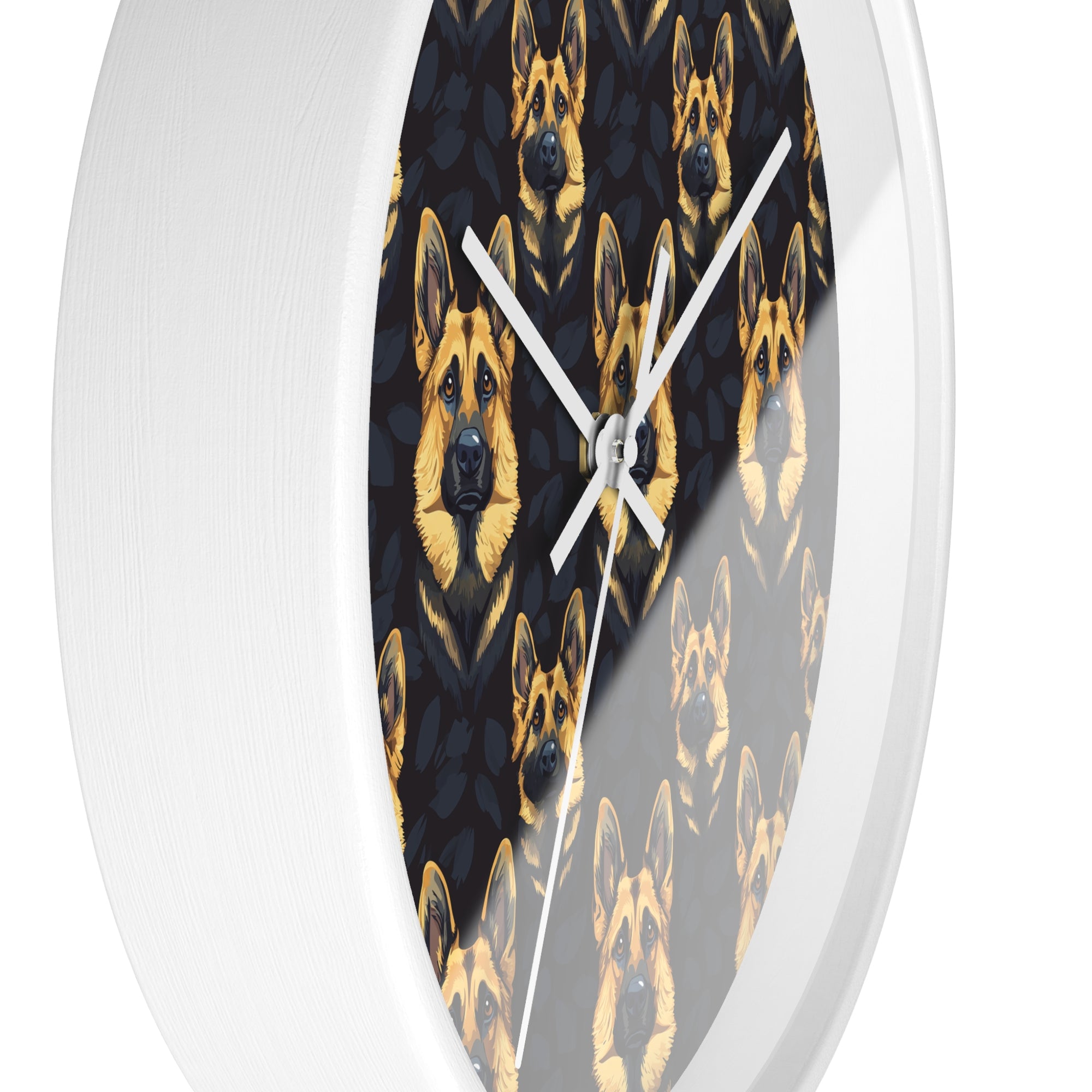 Majestic Hound Couture: German Shepherd LuxeBlend Wall Clock