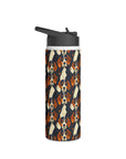 Beagle Glimmer Gaze Glamour Stainless Steel Water Bottle