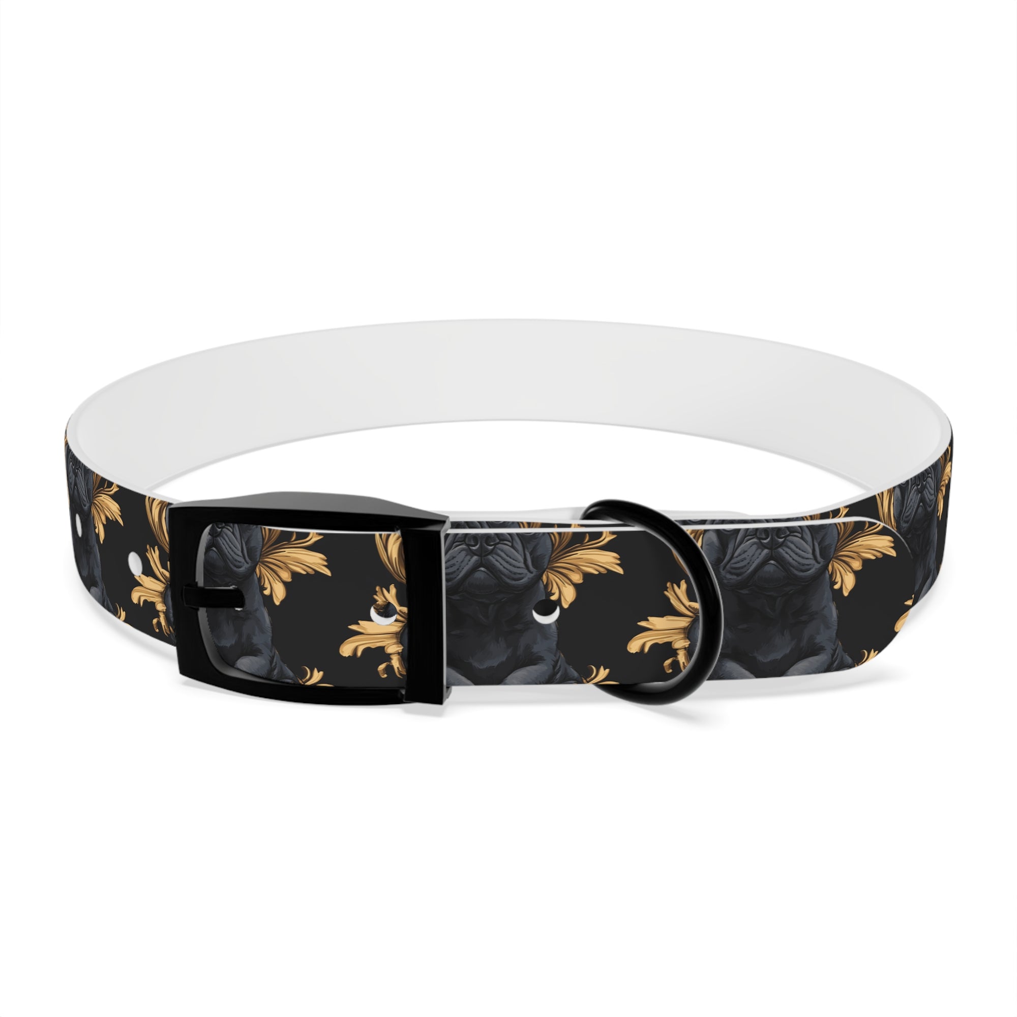 Regal Frenchie Noir Elegance Dog Collar