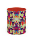 Glitchy Bulldog Blitz Accent Coffee Mug