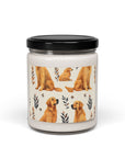 Golden Glamour Paws - Luxe Licks for Regal Retrievers Scented Soy Candle